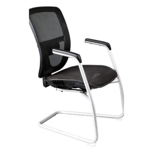 Silla de Visita Malla Negra