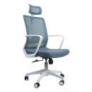 Silla Ejecutiva Azul con Cabecera