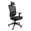 Silla Ejecutiva Gris con Cabecera