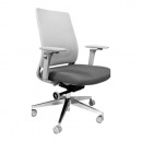 Silla Ejecutiva Gris Respaldo Alto