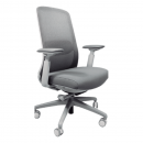 Silla Ejecutiva Gris Respaldo Alto