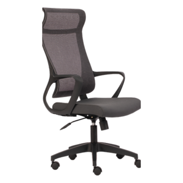 Silla Ejecutiva Malla Café Alta