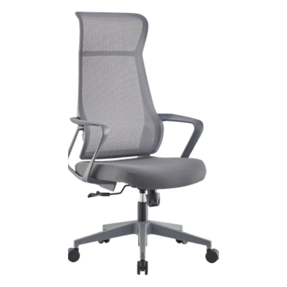 Silla Ejecutiva Malla Gris Alta
