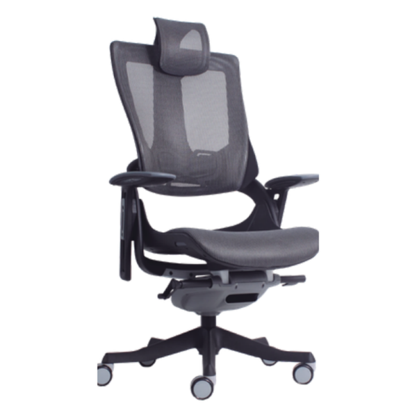 Silla Ejecutiva Malla Gris Ergonómica