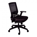 Silla Ejecutiva Malla Negra Alta
