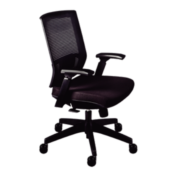 Silla Ejecutiva Malla Negra Alta