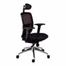 Silla Ejecutiva Malla Negra Cabecera