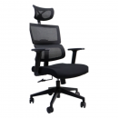 Silla Ejecutiva Modular Negra Cabecera
