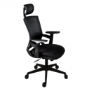 Silla Ejecutiva Negra Cabecera Ajustable