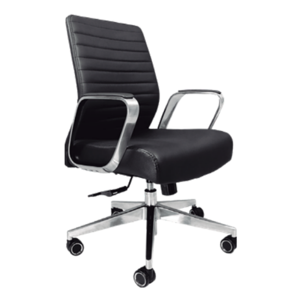 Silla Ejecutiva Piel Negra