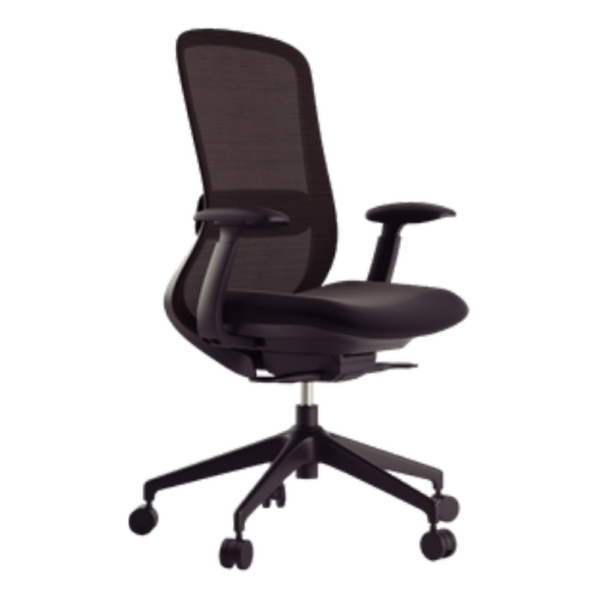 Silla Operativa Malla Café
