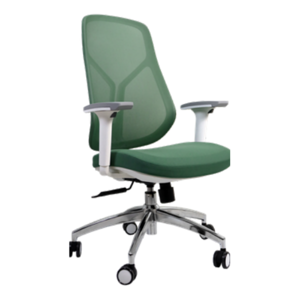 Silla Operativa Verde con Brazos